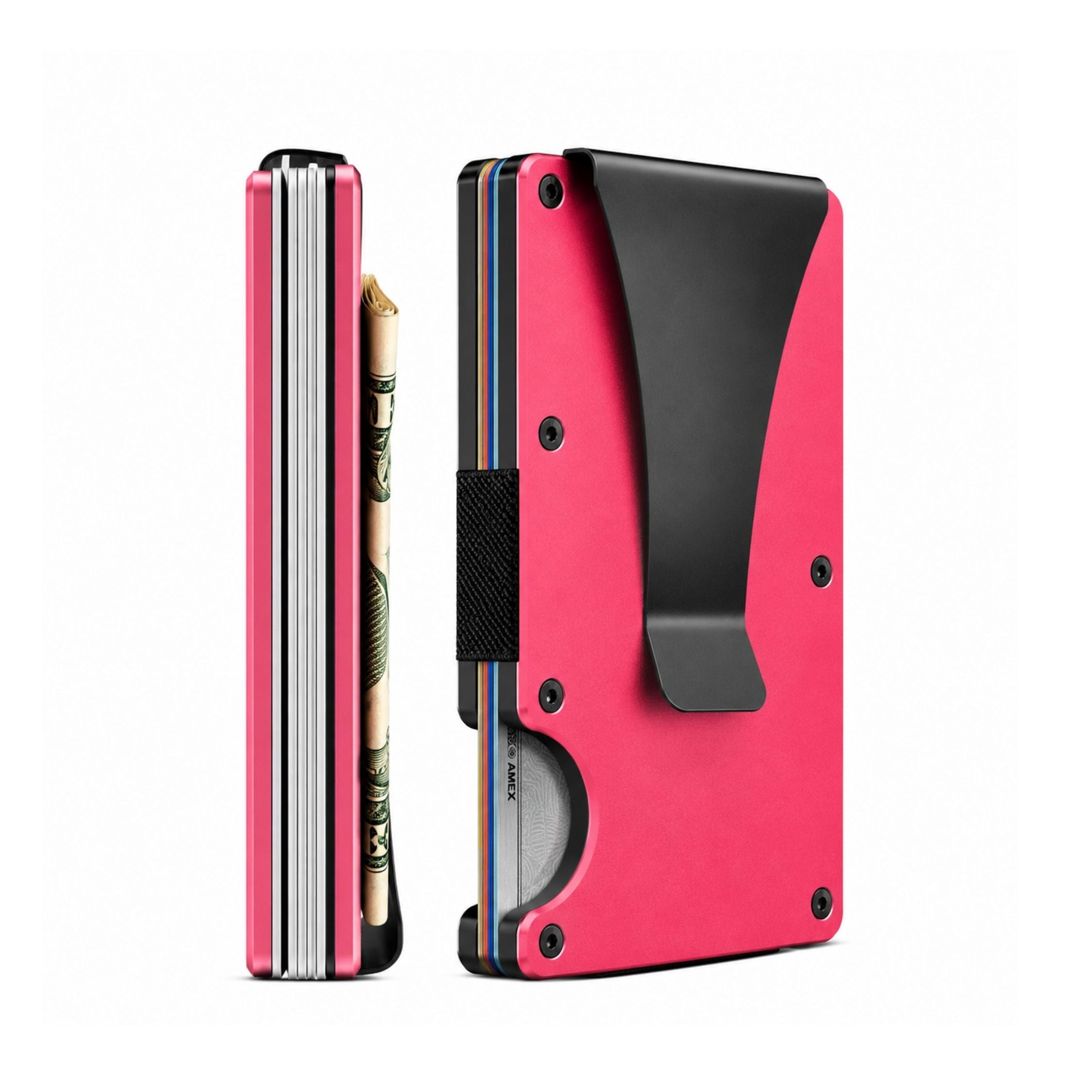 The Slim Wallet | Neon Red