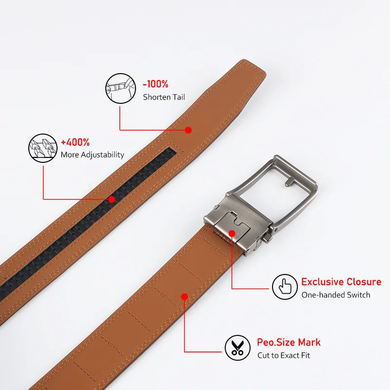 Genuine Ratchet Leather Belt