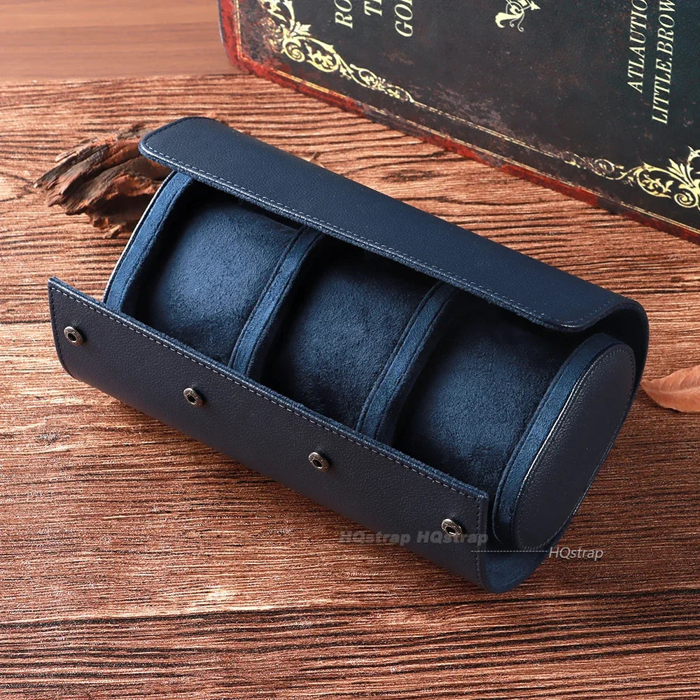 Leather Watch Roll Case