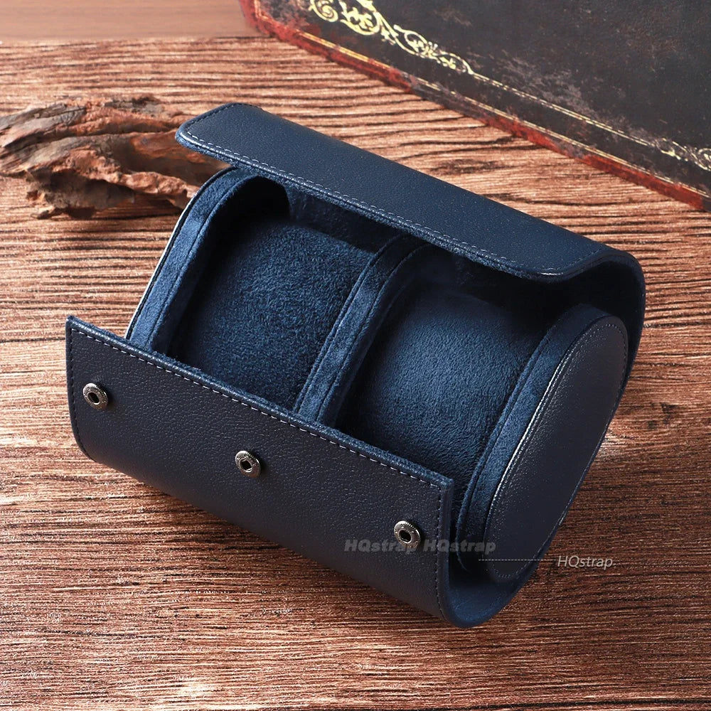 Leather Watch Roll Case
