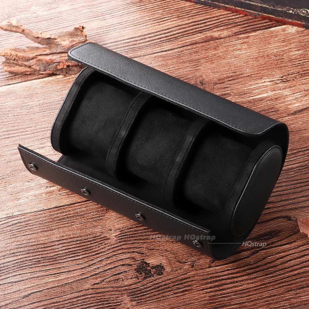 Leather Watch Roll Case
