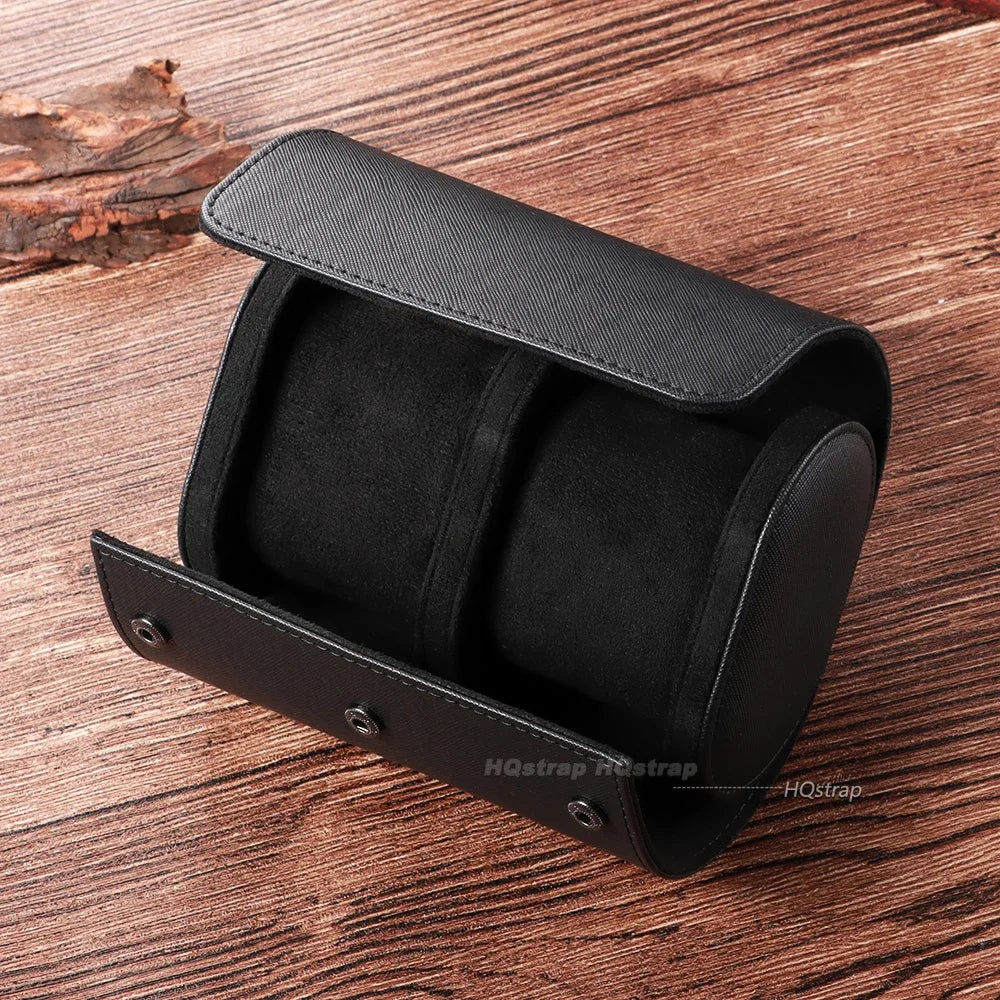 Leather Watch Roll Case